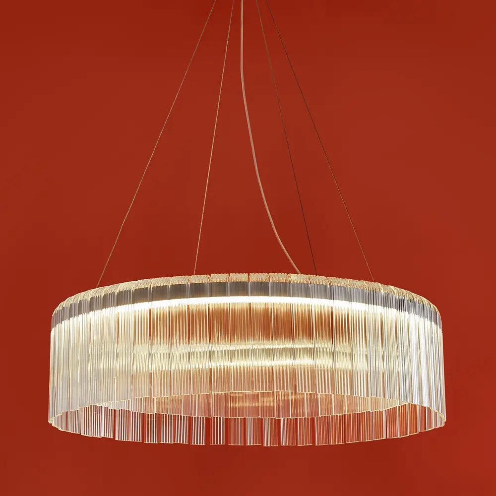 Фото 3 Светильник подвесной светодиодный Freya Rain Fr5546pl-l60w 40 м² теплый белый свет цвет белый