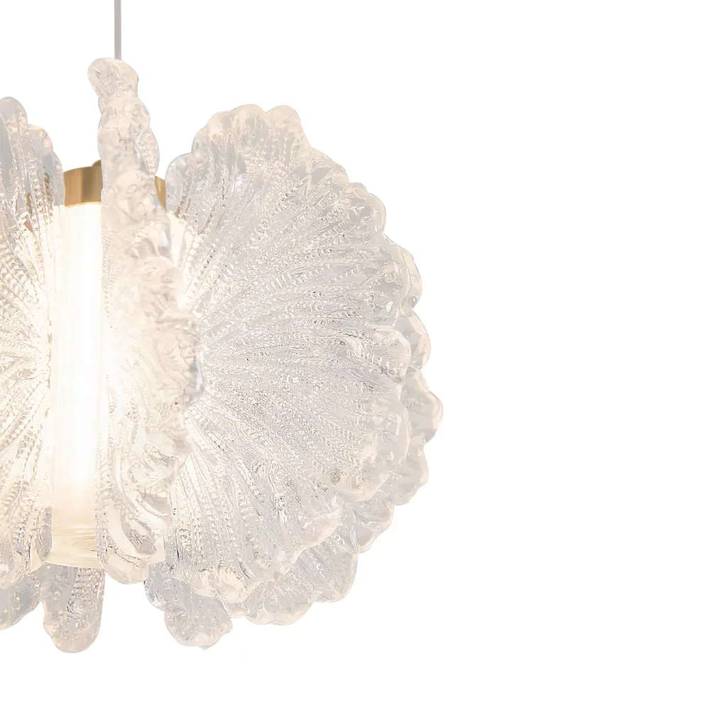 Фото 3 Светильник подвесной светодиодный Freya Flower Fr5579pl-l8bs 5 м² теплый белый свет цвет белый