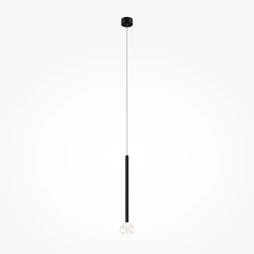 Фото 3 Светильник подвесной светодиодный Maytoni Bubble dream Mod383pl-l4b3k 2 м² теплый белый свет цвет черный