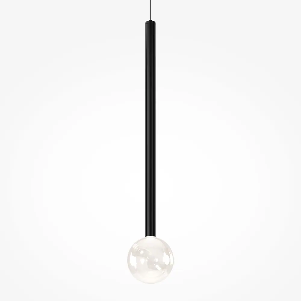 Фото 9 Светильник подвесной светодиодный Maytoni Bubble dream Mod383pl-l4b3k 2 м² теплый белый свет цвет черный