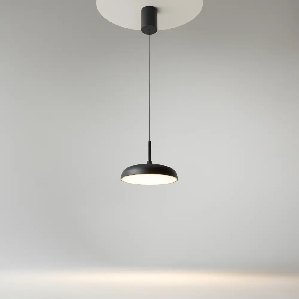 Фото 11 Светильник подвесной светодиодный Maytoni Gerhard Mod189pl-l30b3k 12 м² теплый белый свет цвет черный