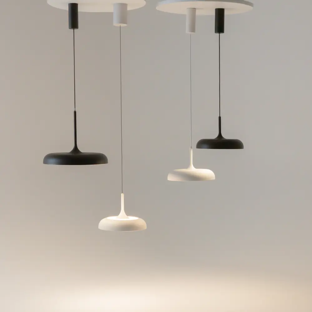 Фото 13 Светильник подвесной светодиодный Maytoni Gerhard Mod189pl-l30w3k 12 м² теплый белый свет цвет белый