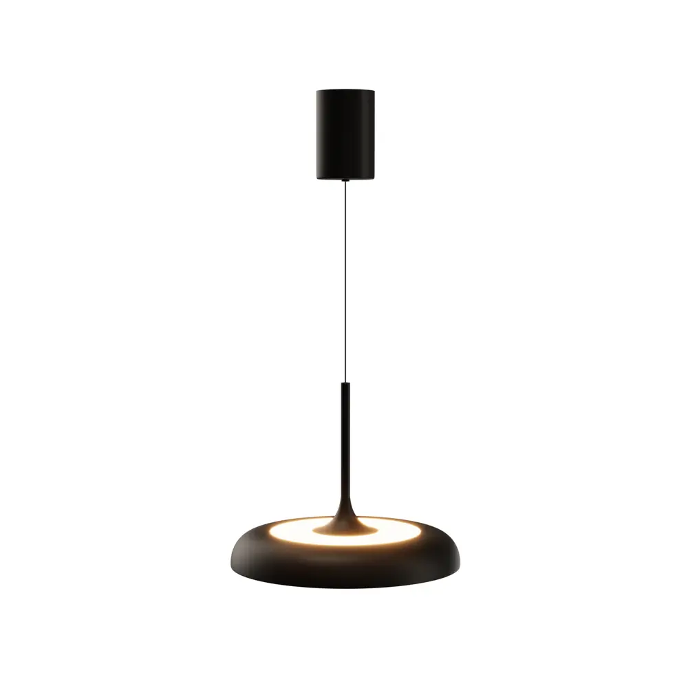 Фото Светильник подвесной светодиодный Maytoni Gerhard Mod189pl-l39b3k 18 м² теплый белый свет цвет черный Фото Светильник подвесной светодиодный Maytoni Gerhard Mod189pl-l39b3k 18 м² теплый белый свет цвет черный