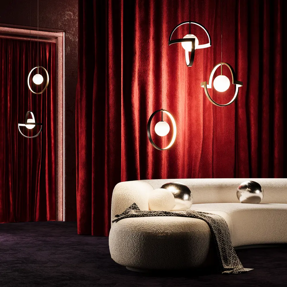 Фото Светильник подвесной светодиодный Maytoni Paparazzi Mod407pl-l12b3k1 10 м² теплый белый свет цвет черный