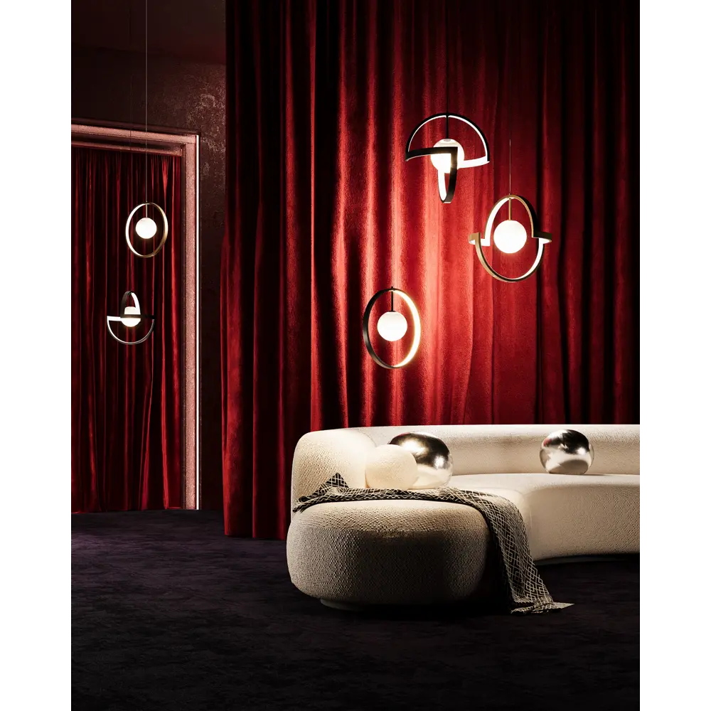 Фото 2 Светильник подвесной светодиодный Maytoni Paparazzi Mod407pl-l12b3k1 10 м² теплый белый свет цвет черный