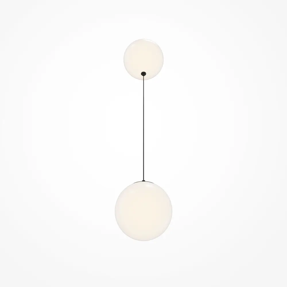 Фото 12 Светильник подвесной светодиодный Maytoni Mod427pl-l20b3k 10 м² теплый белый свет цвет черный