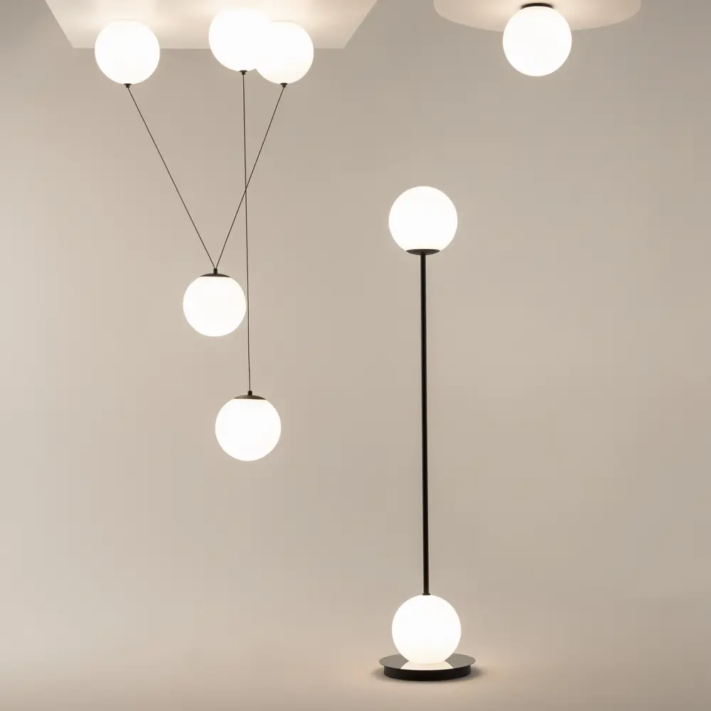 Фото 8 Светильник подвесной светодиодный Maytoni Mod427pl-l20b3k 10 м² теплый белый свет цвет черный