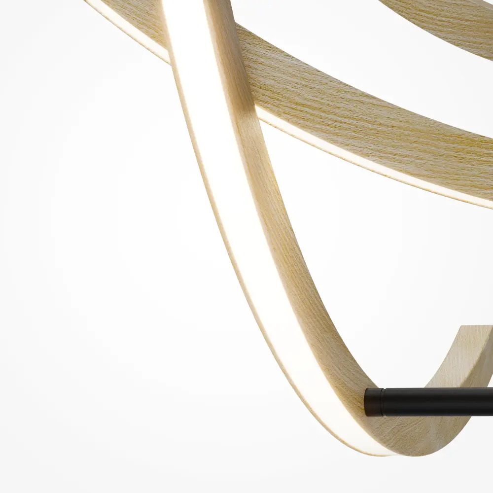 Фото 9 Светильник подвесной светодиодный Maytoni Mod428pl-l27bk 8 м² теплый белый свет цвет черный Фото 9 Светильник подвесной светодиодный Maytoni Mod428pl-l27bk 8 м² теплый белый свет цвет черный