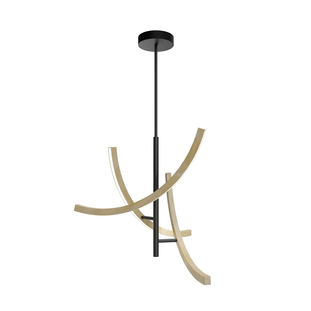 Фото 8 Светильник подвесной светодиодный Maytoni Mod428pl-l27bk 8 м² теплый белый свет цвет черный Фото 8 Светильник подвесной светодиодный Maytoni Mod428pl-l27bk 8 м² теплый белый свет цвет черный