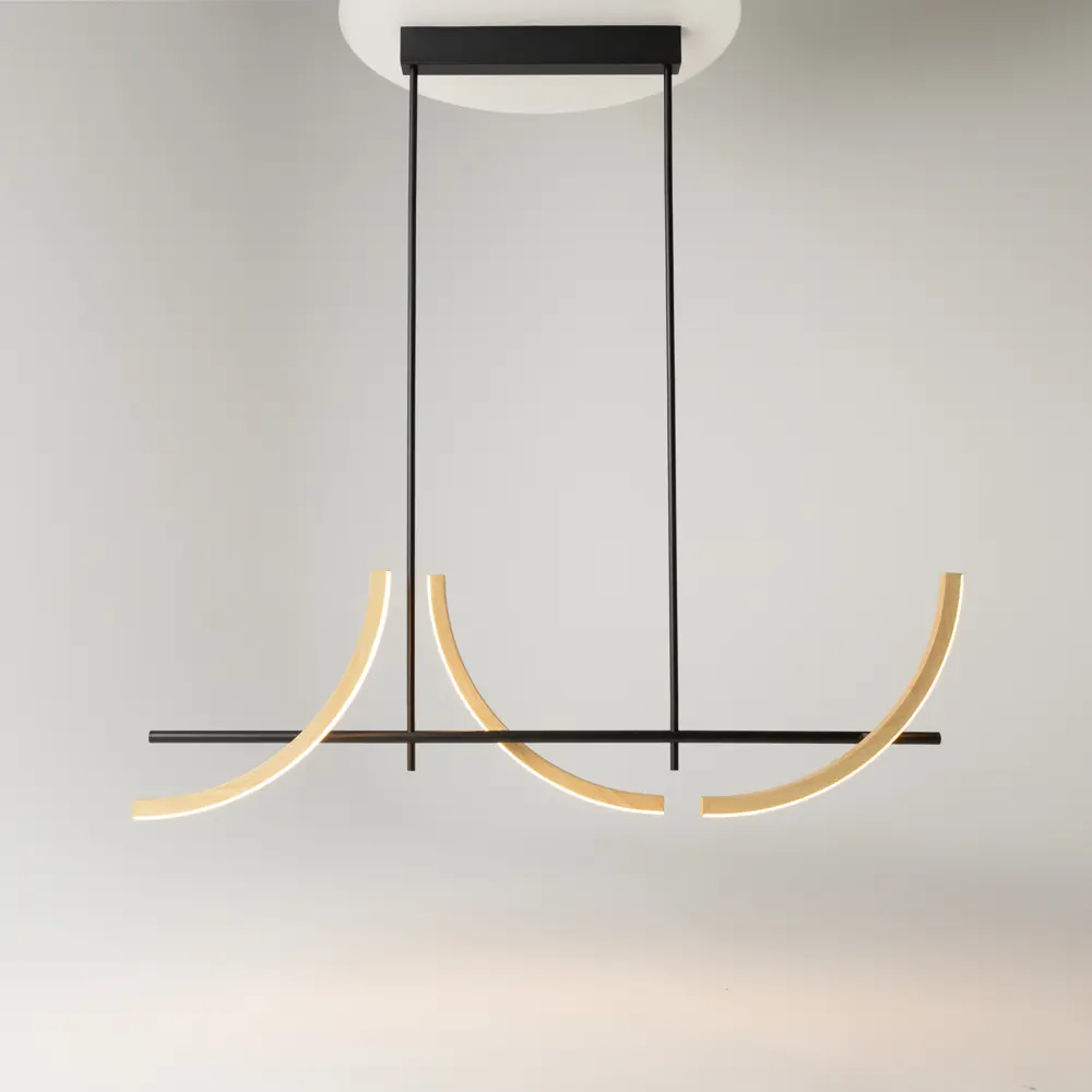 Фото 3 Светильник подвесной светодиодный Maytoni Mod428pl-l27bk 8 м² теплый белый свет цвет черный Фото 3 Светильник подвесной светодиодный Maytoni Mod428pl-l27bk 8 м² теплый белый свет цвет черный