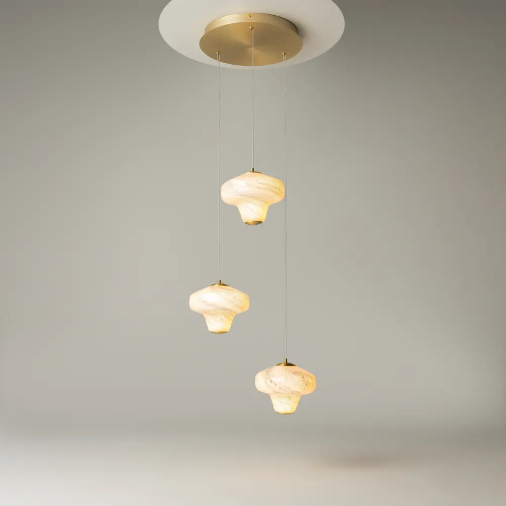 Фото 7 Светильник подвесной светодиодный Maytoni Sirocco Mod359pl-l17bs3k 15 м² теплый белый свет цвет белый