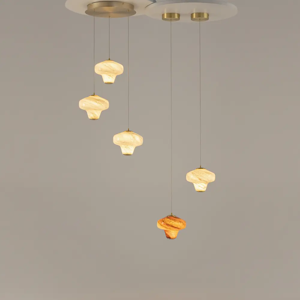 Фото 10 Светильник подвесной светодиодный Maytoni Sirocco Mod359pl-l17bs3k 15 м² теплый белый свет цвет белый