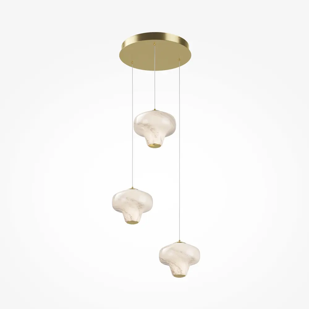 Фото 4 Светильник подвесной светодиодный Maytoni Sirocco Mod359pl-l17bs3k 15 м² теплый белый свет цвет белый