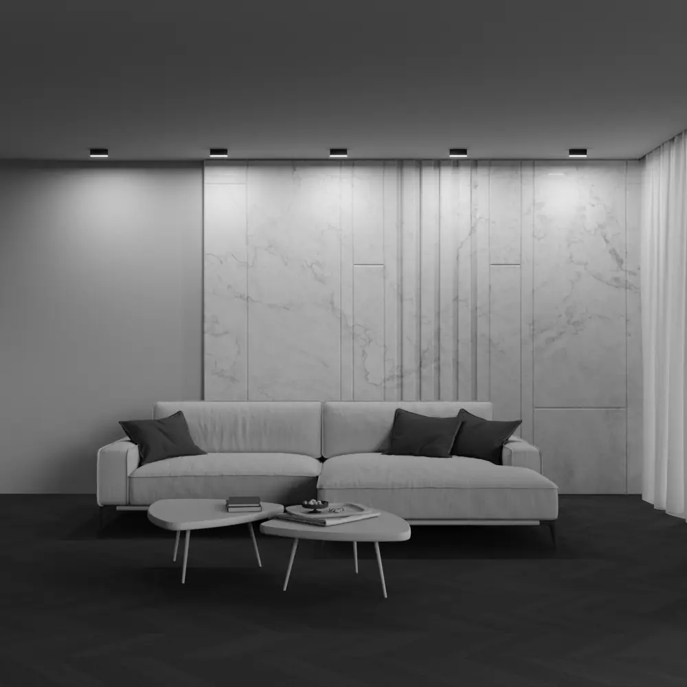 Фото 5 Светильник потолочный светодиодный Maytoni Basis C068cl-12w3-6k-b 5 м² теплый белый свет цвет черный