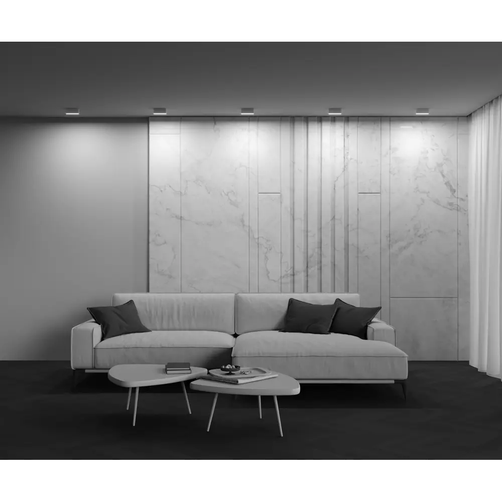 Фото 6 Светильник потолочный светодиодный Maytoni Basis C068cl-12w3-6k-w 5 м² теплый белый свет цвет белый Фото 6 Светильник потолочный светодиодный Maytoni Basis C068cl-12w3-6k-w 5 м² теплый белый свет цвет белый