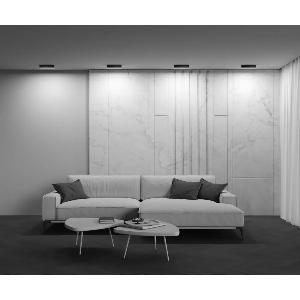 Фото 7 Светильник потолочный светодиодный Maytoni Basis C068cl-20w3-6k-b 8 м² теплый белый свет цвет черный