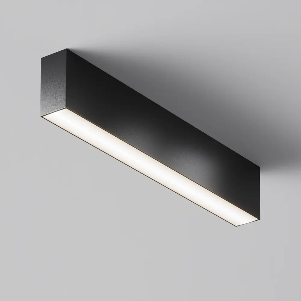 Фото 4 Светильник потолочный светодиодный Maytoni Basis C068cl-20w3-6k-b 8 м² теплый белый свет цвет черный