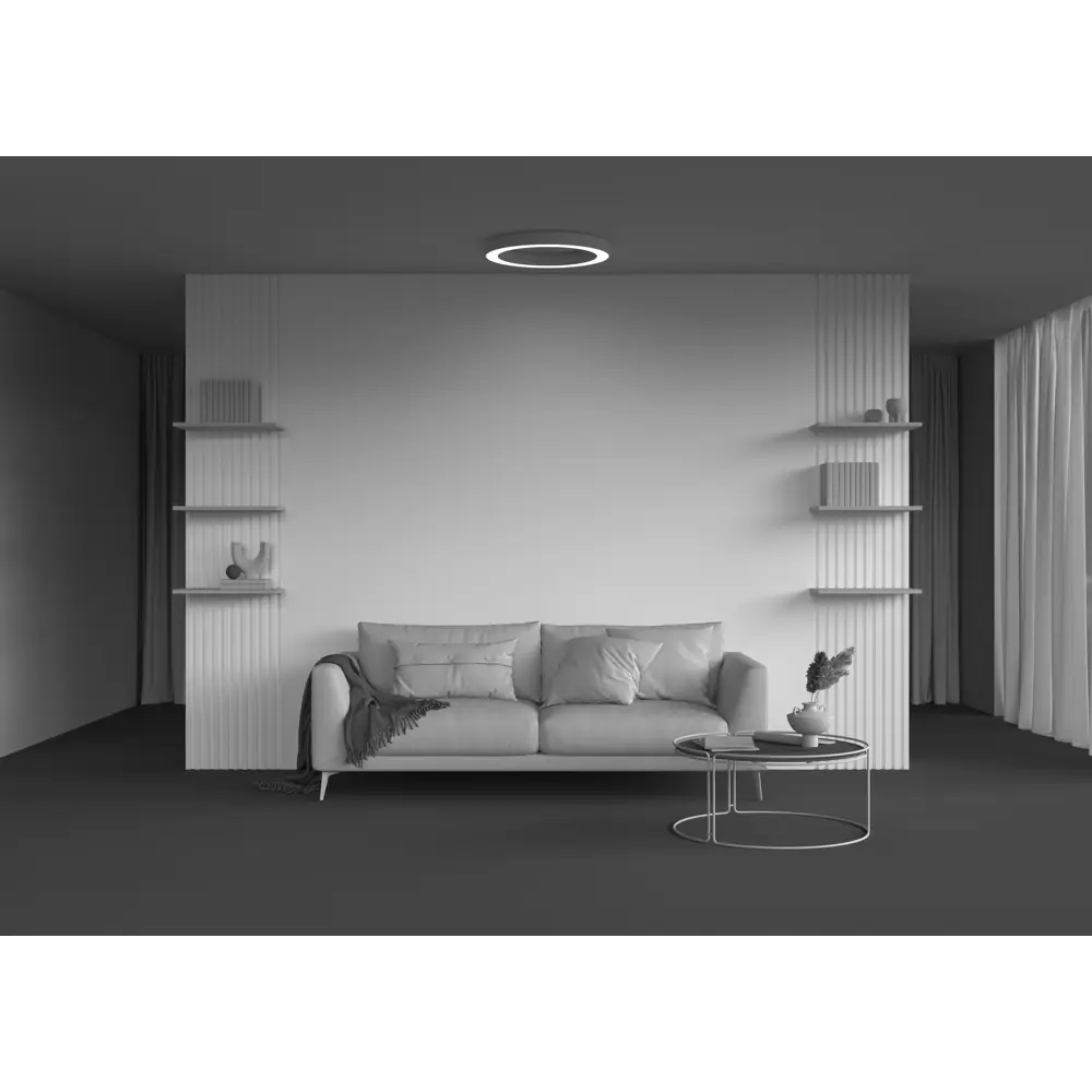 Фото 6 Светильник потолочный светодиодный Maytoni Lua C093cl-45w4k-w 20 м² нейтральный белый свет цвет белый Фото 6 Светильник потолочный светодиодный Maytoni Lua C093cl-45w4k-w 20 м² нейтральный белый свет цвет белый