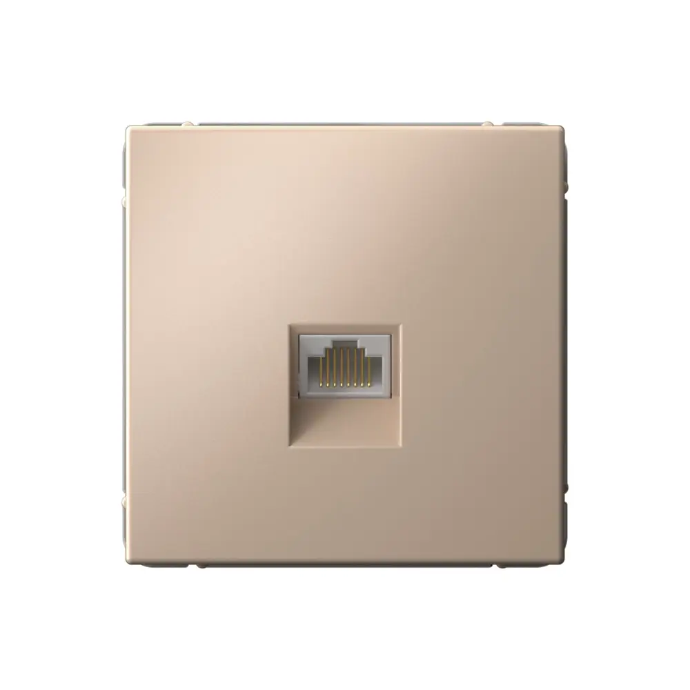 Фото Розетка RJ45 встраиваемая Systeme electric ArtGallery GAL001283 цвет песочный