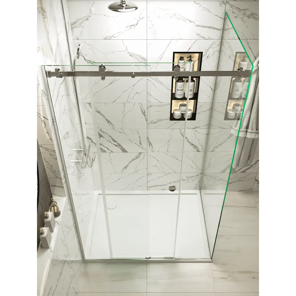 Фото 4 Душевой уголок H.A.G VISION VS 90x120см профиль хром стекло прозрачное закаленное