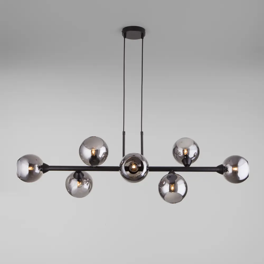 Фото 7 Светильник подвесной умный Eurosvet 70113/8 дымчатый Фото 7 Светильник подвесной умный Eurosvet 70113/8 дымчатый