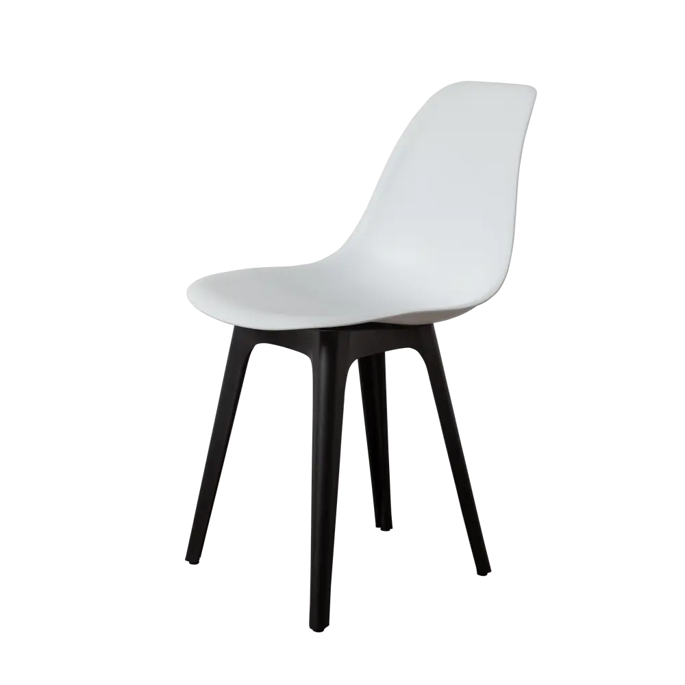 Фото 3 Кухонный стул Derstuhl Plast 45x82x45 см полипропилен цвет белый Фото 3 Кухонный стул Derstuhl Plast 45x82x45 см полипропилен цвет белый