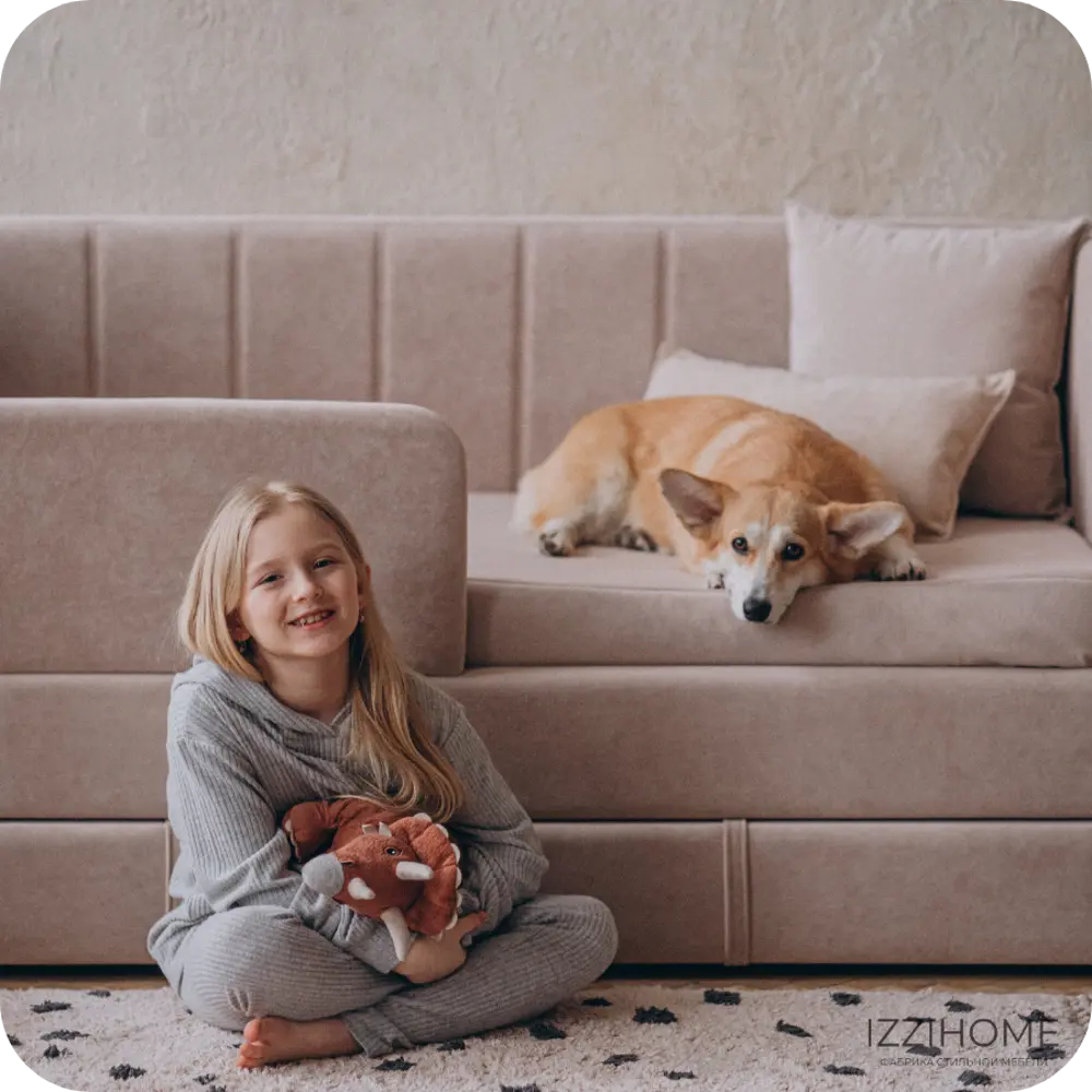 Фото 15 Детский диван-кровать Izzihome Dream line с матрасом и чехлом ящиком и бортиком 88x80x168 см ДСП цвет бежевый Фото 15 Детский диван-кровать Izzihome Dream line с матрасом и чехлом ящиком и бортиком 88x80x168 см ДСП цвет бежевый