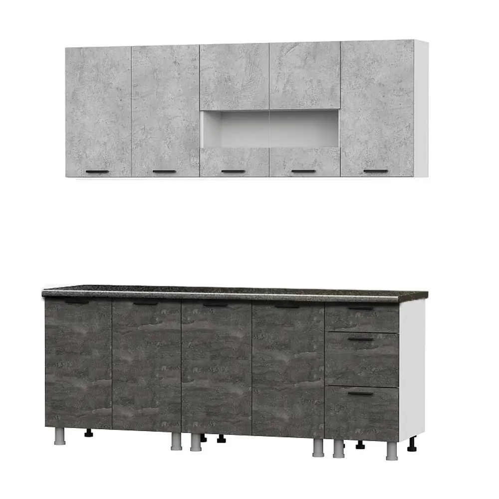 Фото Кухня Модус Sv-мебель Н143109а 200x217x60 см ЛДСП цвет ясень шимо светлый Фото Кухня Модус Sv-мебель Н143109а 200x217x60 см ЛДСП цвет ясень шимо светлый