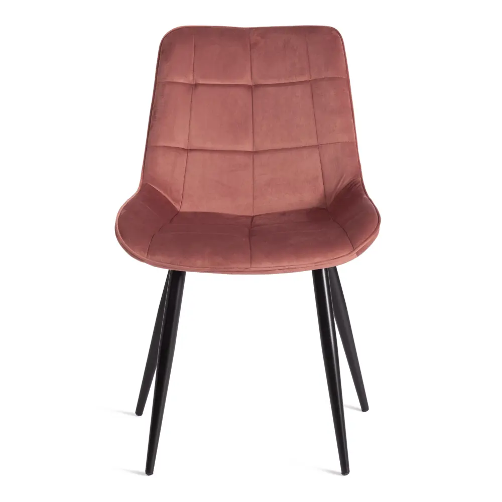 Фото 7 Кухонный стул Tetchair 54x83x62 см велюр цвет темно-розовый 2 шт.