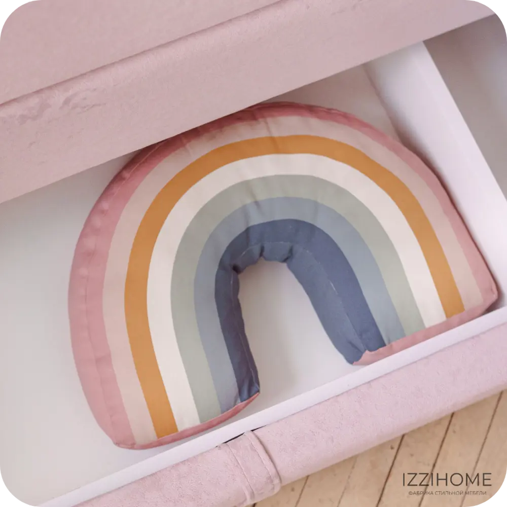 Фото 15 Детский диван-кровать Izzihome Dream line с матрасом и чехлом ящиком и бортиком 88x80x168 см ДСП цвет розовый Фото 15 Детский диван-кровать Izzihome Dream line с матрасом и чехлом ящиком и бортиком 88x80x168 см ДСП цвет розовый