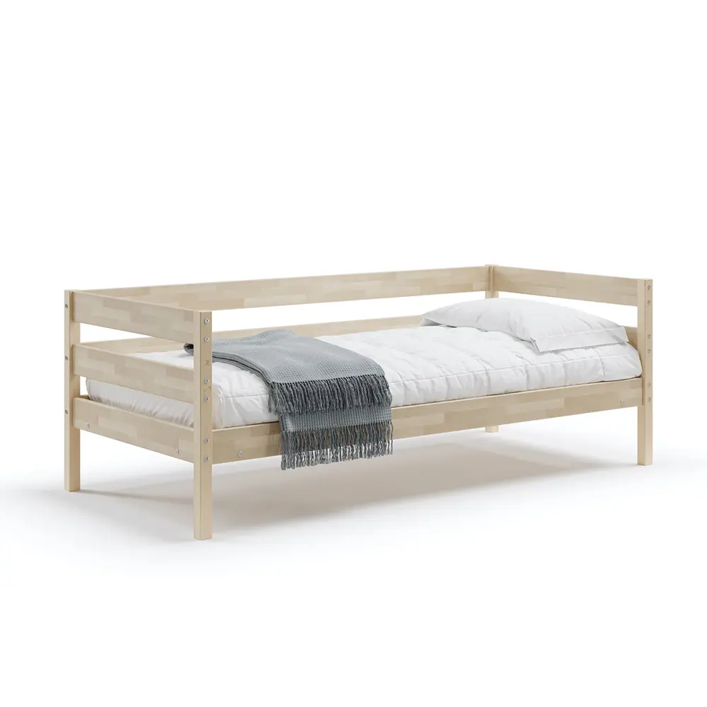 Фото Кровать Домаклево Мечта-5 99x73x200 см без обработки берёза цвет бежевый