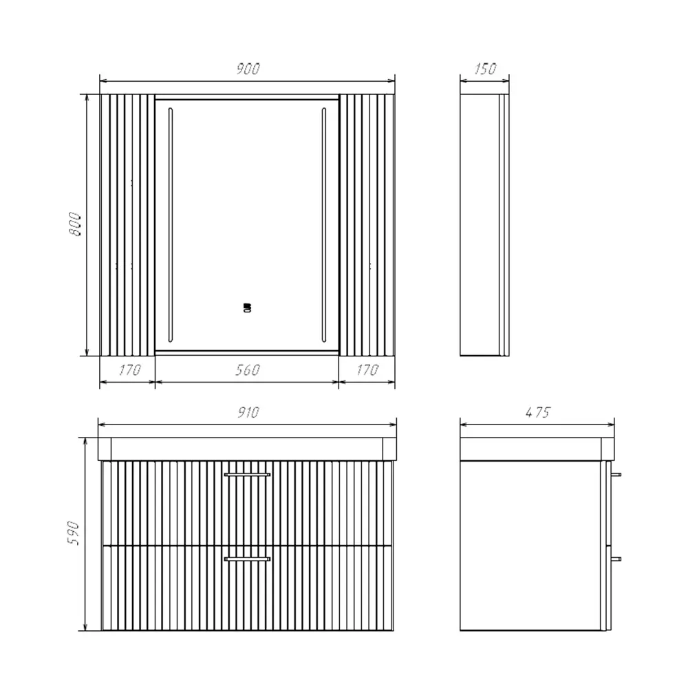 Фото 7 Тумба под раковину подвесная Comforty 00-00021036 90см с раковиной Comforty 4490 цвет Дуб латте Фото 7 Тумба под раковину подвесная Comforty 00-00021036 90см с раковиной Comforty 4490 цвет Дуб латте
