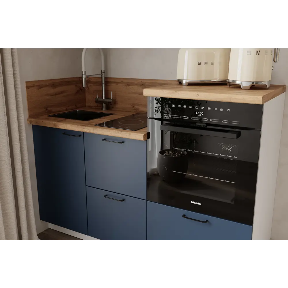 Фото 2 Кухонный гарнитур Лизет Арника 00-00285405 150x240x60 см ЛДСП цвет синий Фото 2 Кухонный гарнитур Лизет Арника 00-00285405 150x240x60 см ЛДСП цвет синий