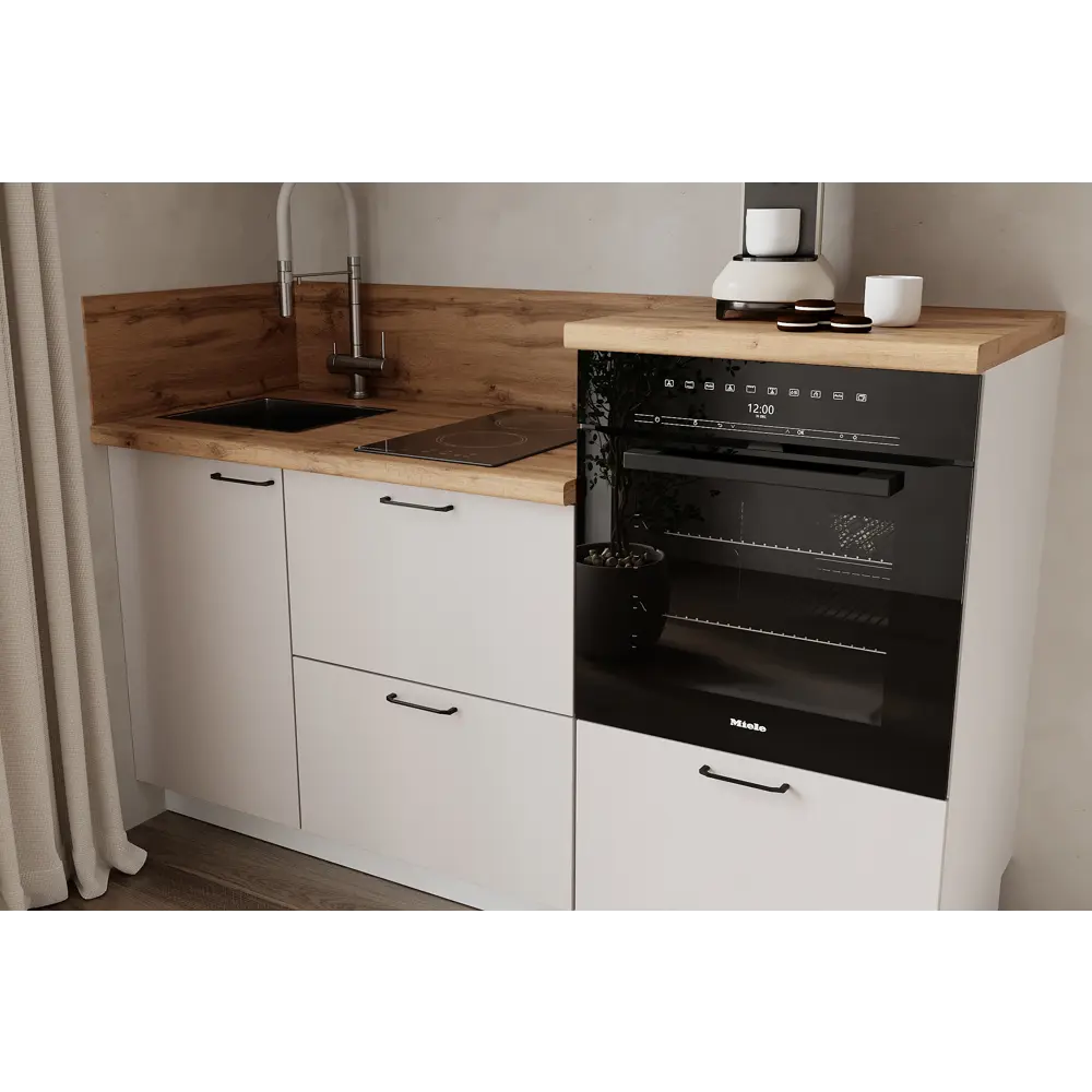 Фото 2 Кухонный гарнитур Лизет Арника 00-00285671 165x240x60 см ЛДСП цвет бежевый