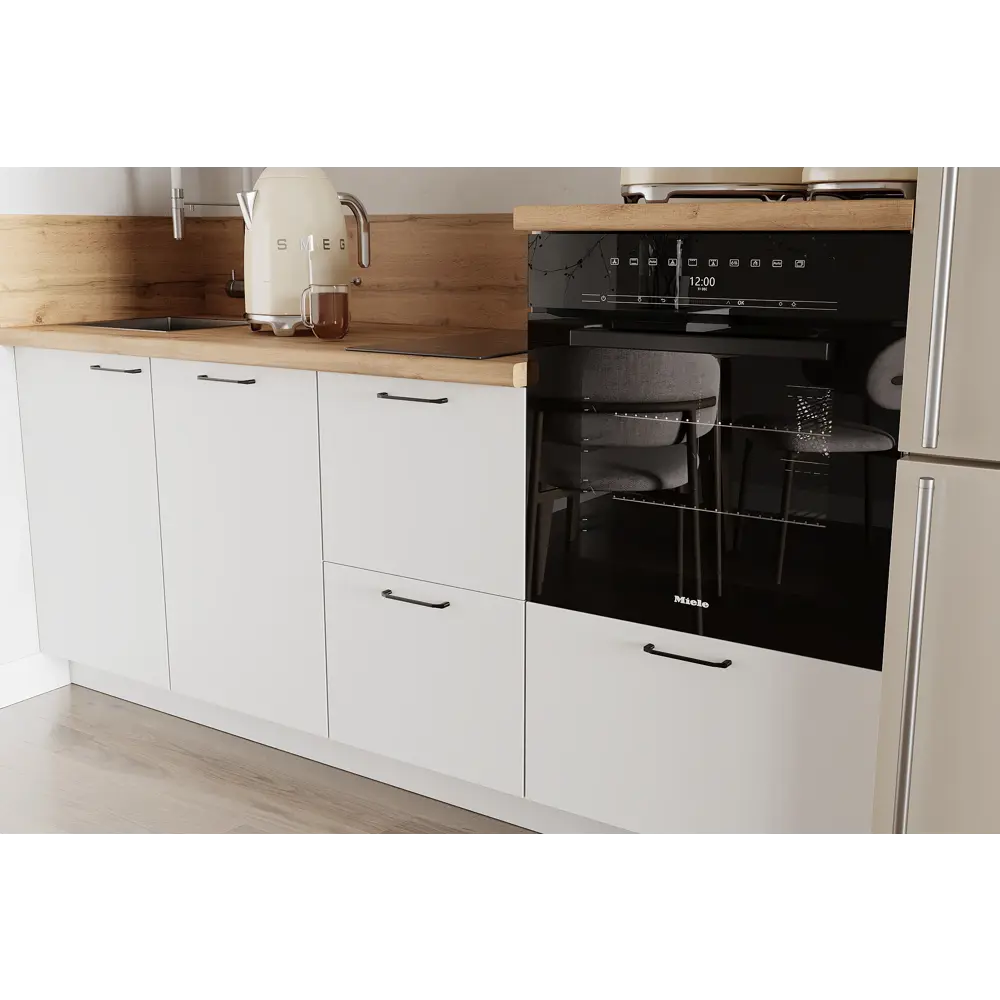 Фото 2 Кухонный гарнитур Лизет Арника 00-00285686 195x240x60 см ЛДСП цвет белый Фото 2 Кухонный гарнитур Лизет Арника 00-00285686 195x240x60 см ЛДСП цвет белый