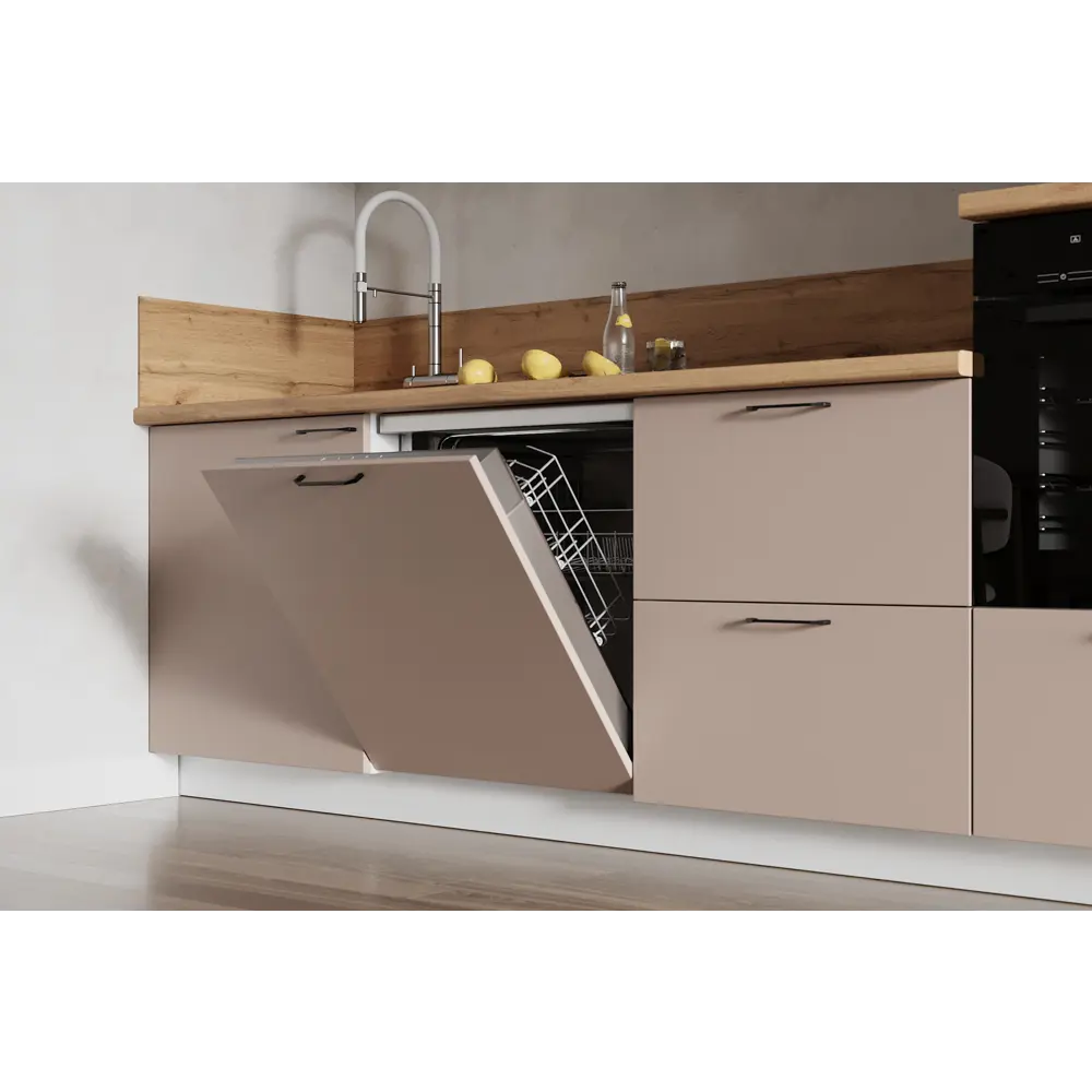 Фото 4 Кухонный гарнитур Лизет Арника 00-00285998 240x240x60 см ЛДСП цвет коричневый