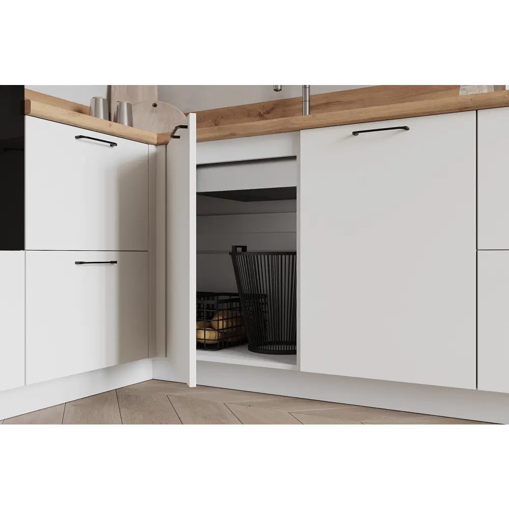 Фото 2 Кухонный гарнитур Лизет Арника 00-00287832 420x240x60 см ЛДСП цвет белый Фото 2 Кухонный гарнитур Лизет Арника 00-00287832 420x240x60 см ЛДСП цвет белый