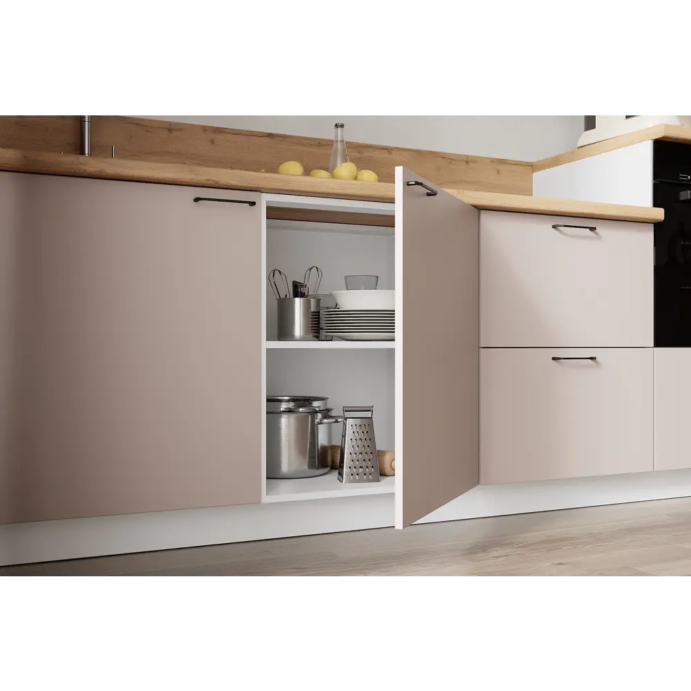 Фото 4 Кухонный гарнитур Лизет Арника 00-00287891 450x240x60 см ЛДСП цвет бежевый