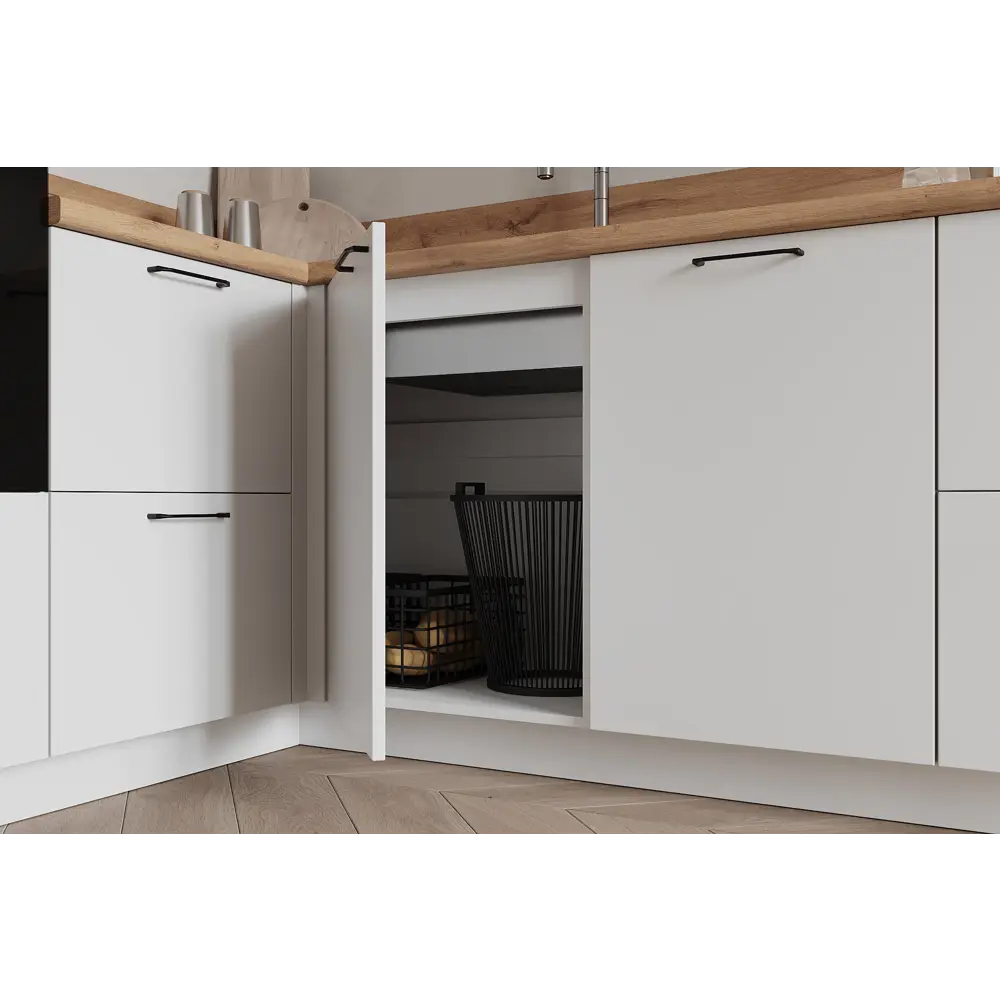 Фото 2 Кухонный гарнитур Лизет Арника 00-00287815 465x240x60 см ЛДСП цвет белый Фото 2 Кухонный гарнитур Лизет Арника 00-00287815 465x240x60 см ЛДСП цвет белый