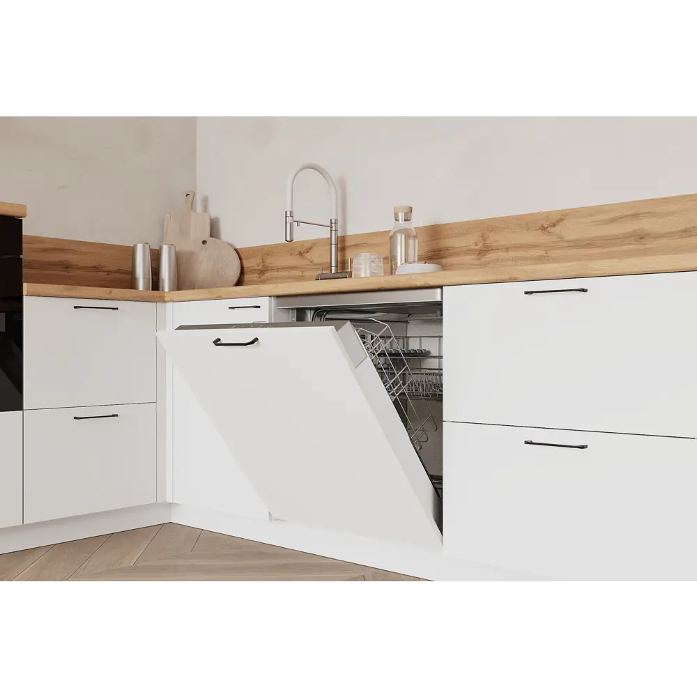 Фото 4 Кухонный гарнитур Лизет Арника 00-00287819 465x240x60 см ЛДСП цвет белый