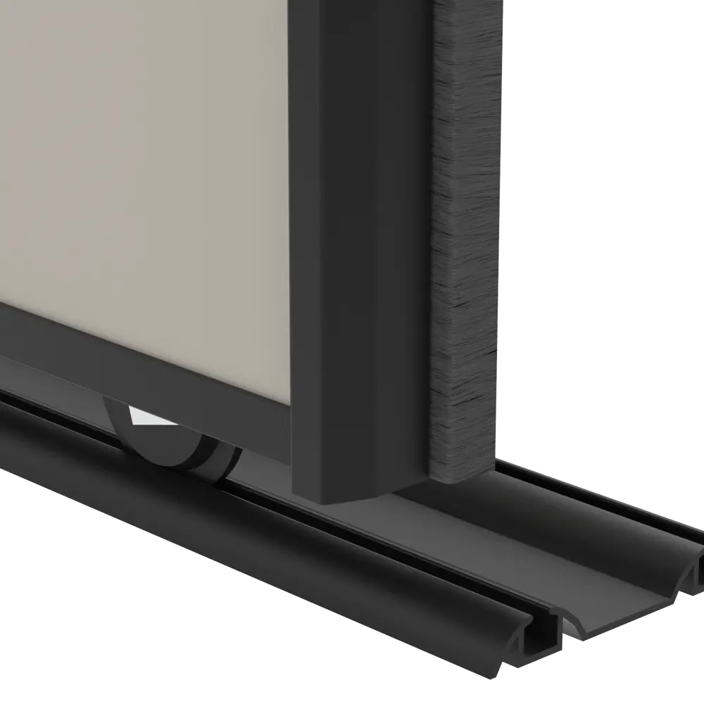 Фото 6 Дверь-купе 245.5x80.4 см МДФ цвет светло-коричневый/черный Фото 6 Дверь-купе 245.5x80.4 см МДФ цвет светло-коричневый/черный