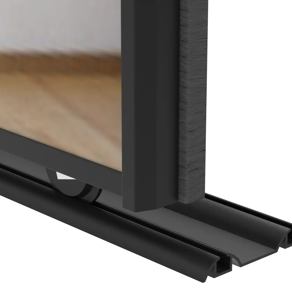 Фото 6 Дверь-купе 255.5x90.4 см зеркало узкая цвет черный Фото 6 Дверь-купе 255.5x90.4 см зеркало узкая цвет черный