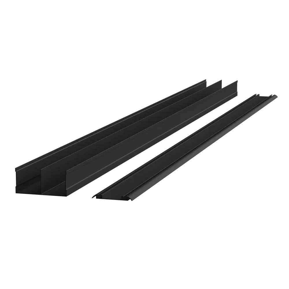 Фото 6 Дверь-купе 255.5x70.4 см зеркало цвет черный Фото 6 Дверь-купе 255.5x70.4 см зеркало цвет черный