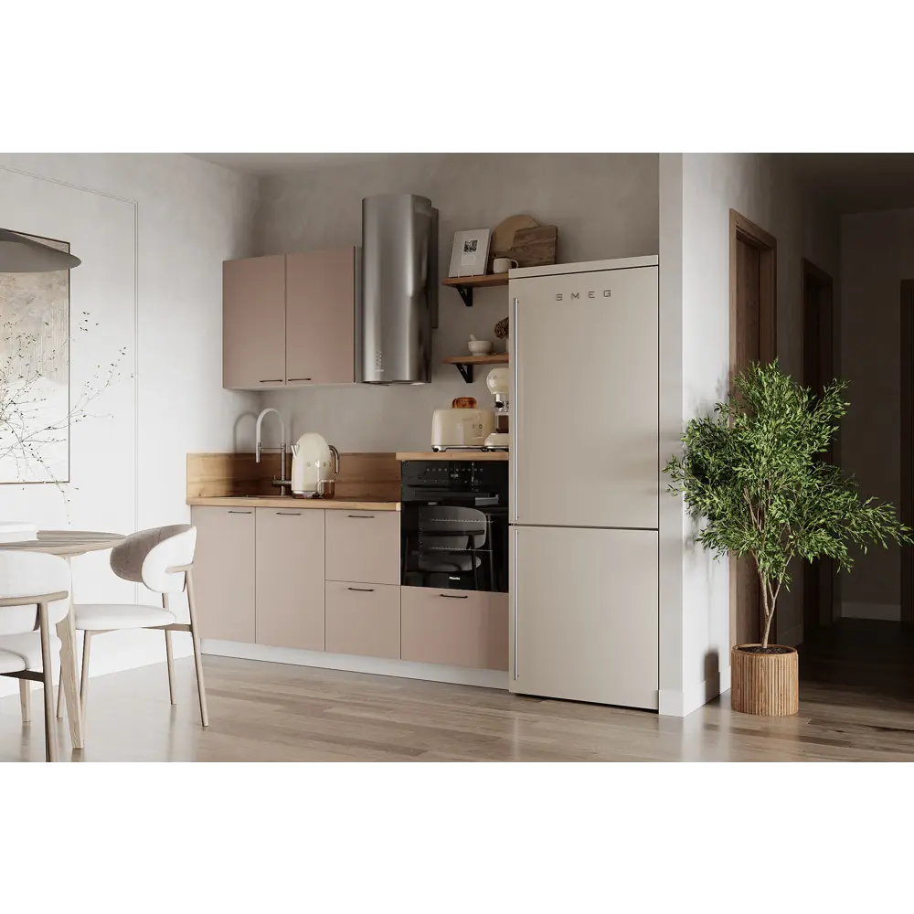 Фото Кухонный гарнитур Лизет Арника 00-00285985а 195x240x60 см ЛДСП цвет коричневый