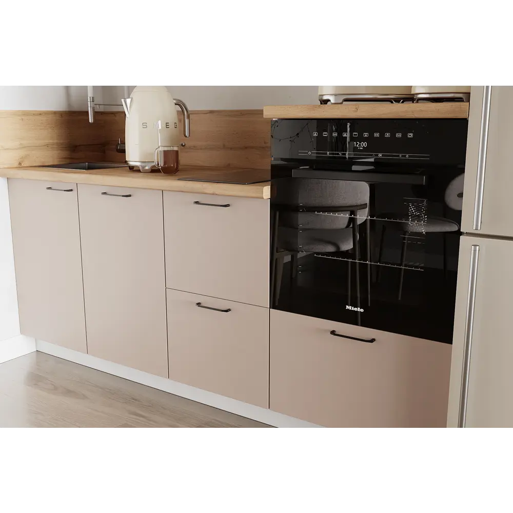 Фото 2 Кухонный гарнитур Лизет Арника 00-00285985а 195x240x60 см ЛДСП цвет коричневый