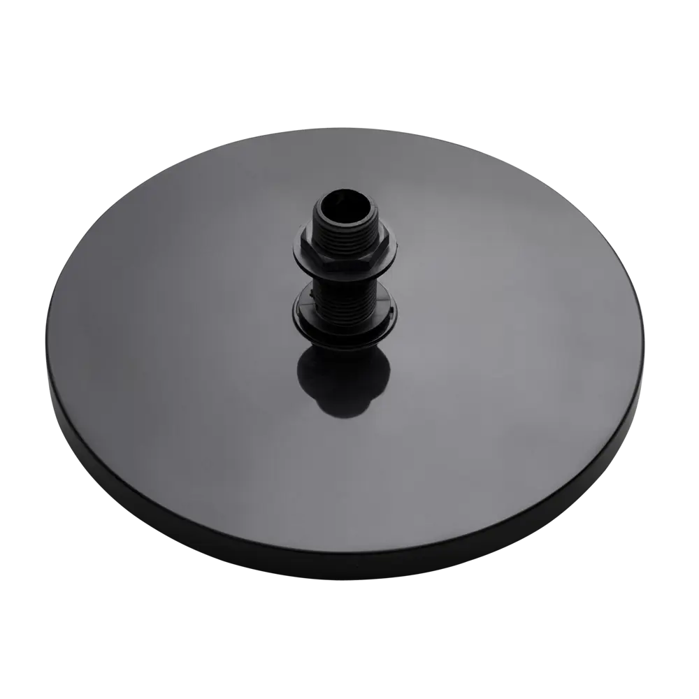 Фото 4 Лейка для верхнего душа KONSENSA Бруклин круглая цвет черный Фото 4 Лейка для верхнего душа KONSENSA Бруклин круглая цвет черный