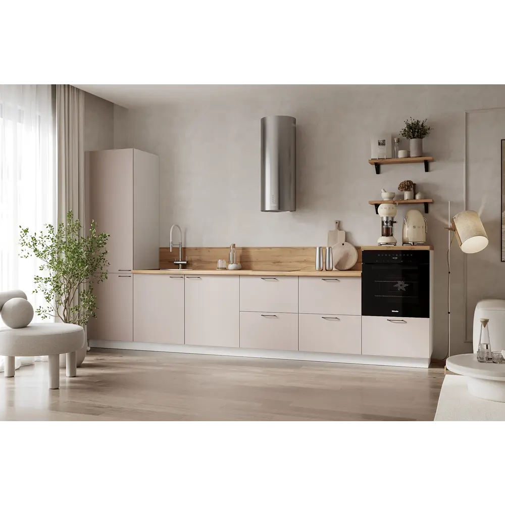 Фото Кухонный гарнитур Лизет Арника 00-00285559а 360x240x60 см ЛДСП цвет бежевый Фото Кухонный гарнитур Лизет Арника 00-00285559а 360x240x60 см ЛДСП цвет бежевый