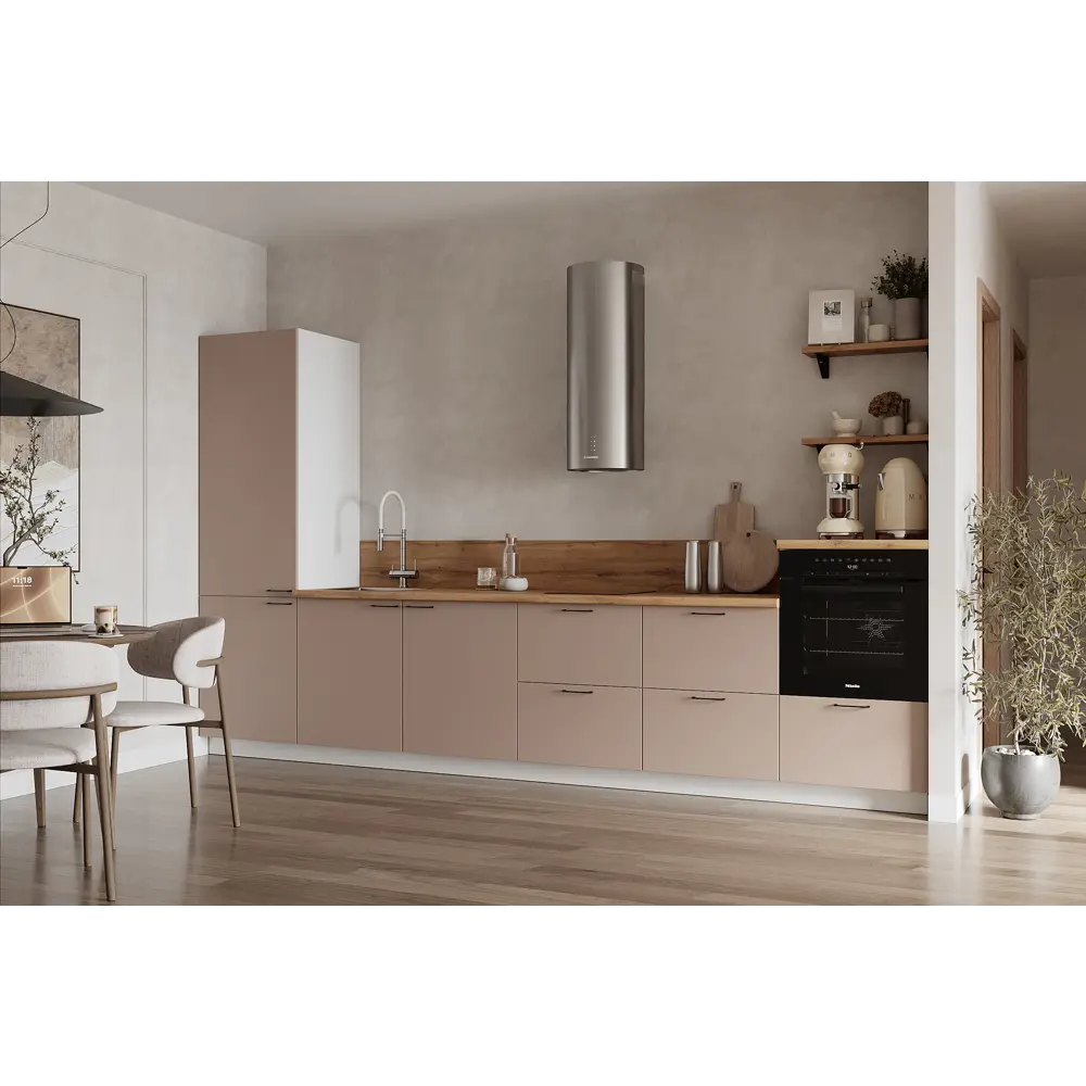 Фото Кухонный гарнитур Лизет Арника 00-00286040а 360x240x60 см ЛДСП цвет коричневый