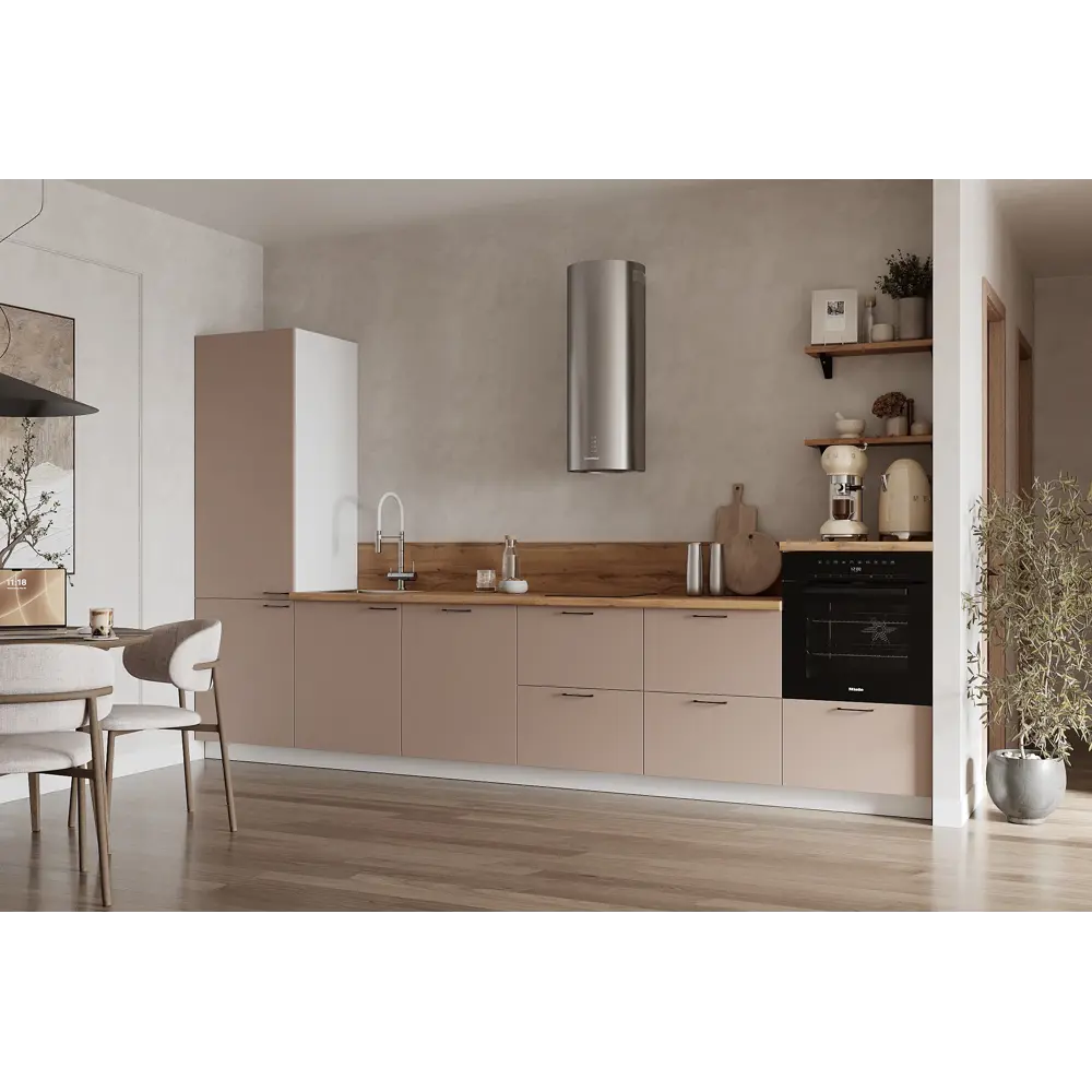 Фото Кухонный гарнитур Лизет Арника 00-00286037а 360x240x60 см ЛДСП цвет коричневый