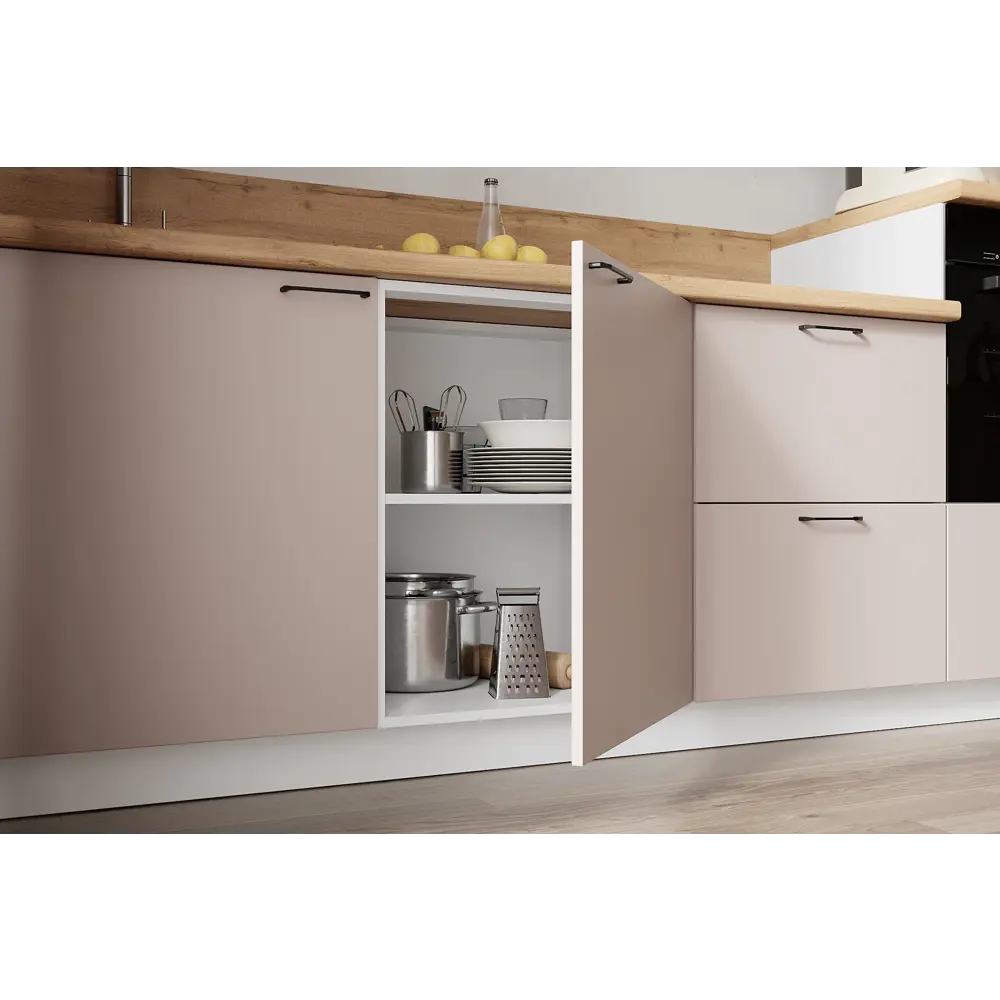 Фото 3 Кухонный гарнитур Лизет Арника 00-00287881а 390x240x60 см ЛДСП цвет бежевый Фото 3 Кухонный гарнитур Лизет Арника 00-00287881а 390x240x60 см ЛДСП цвет бежевый